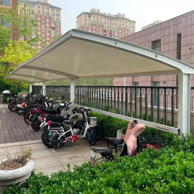 陆河县膜结构电动车棚